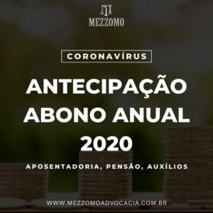 Coronavírus – Antecipação Abono Anual 2020